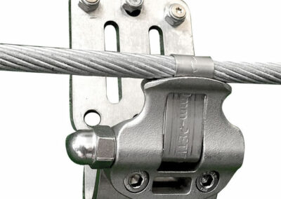 Kanopeo continuous belay system posicionador de cable saferoller